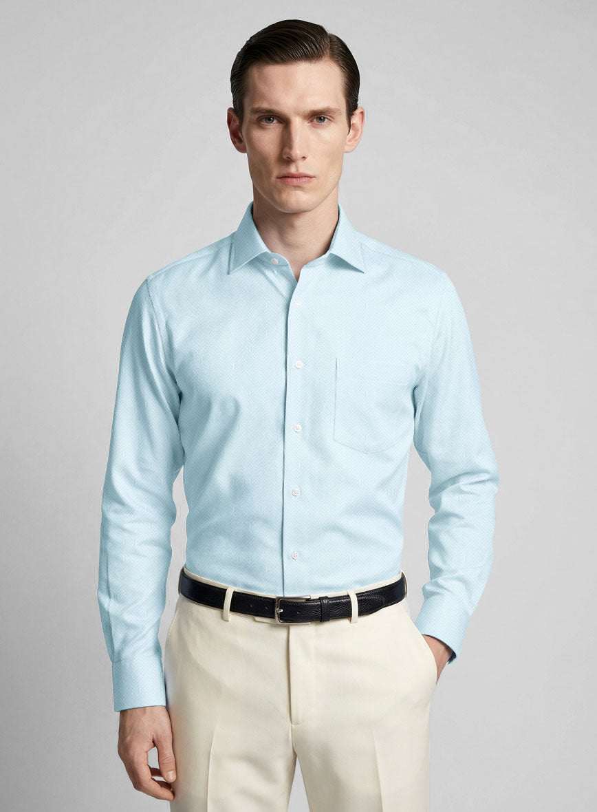 Italian Zephyr Weave Shirt - StudioSuits