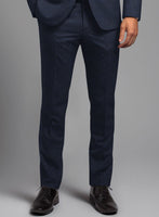 Italian Zilvi Blue Flannel Suit - StudioSuits