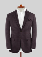 Italian Zilvi Wine Flannel Suit - StudioSuits