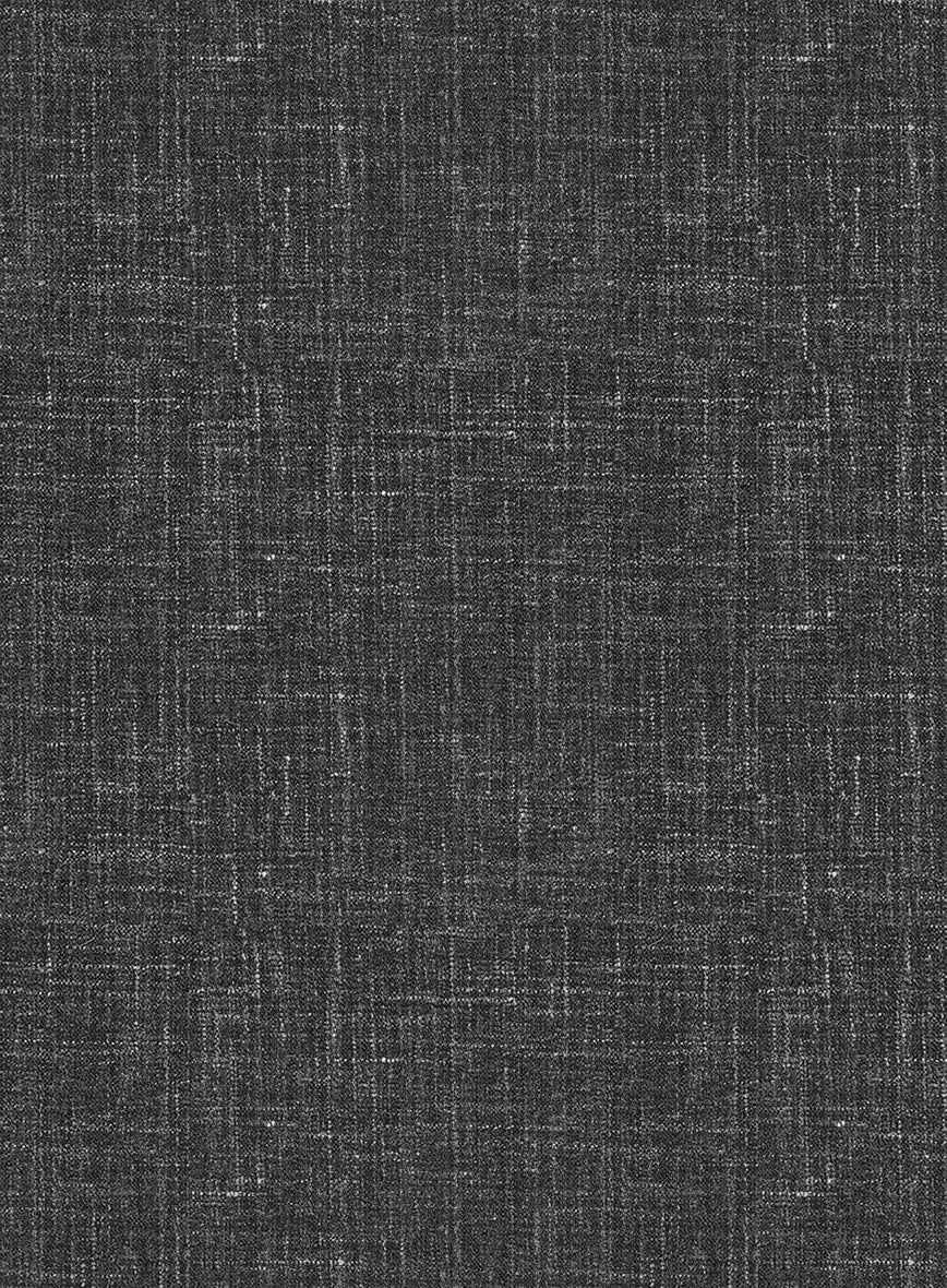 Italian Murano Charcoal Wool Linen Jacket