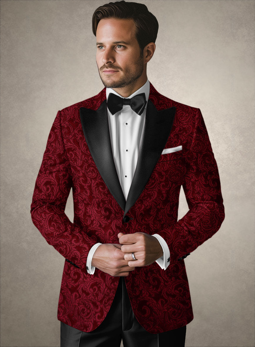 Italian Silk Ardian Tuxedo Blazer - StudioSuits