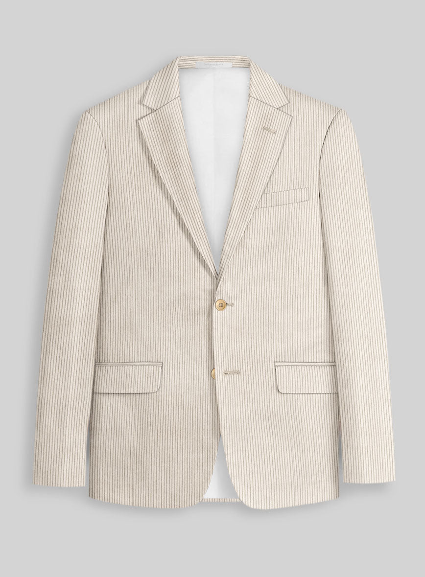 Ivory Corduroy Jacket - StudioSuits