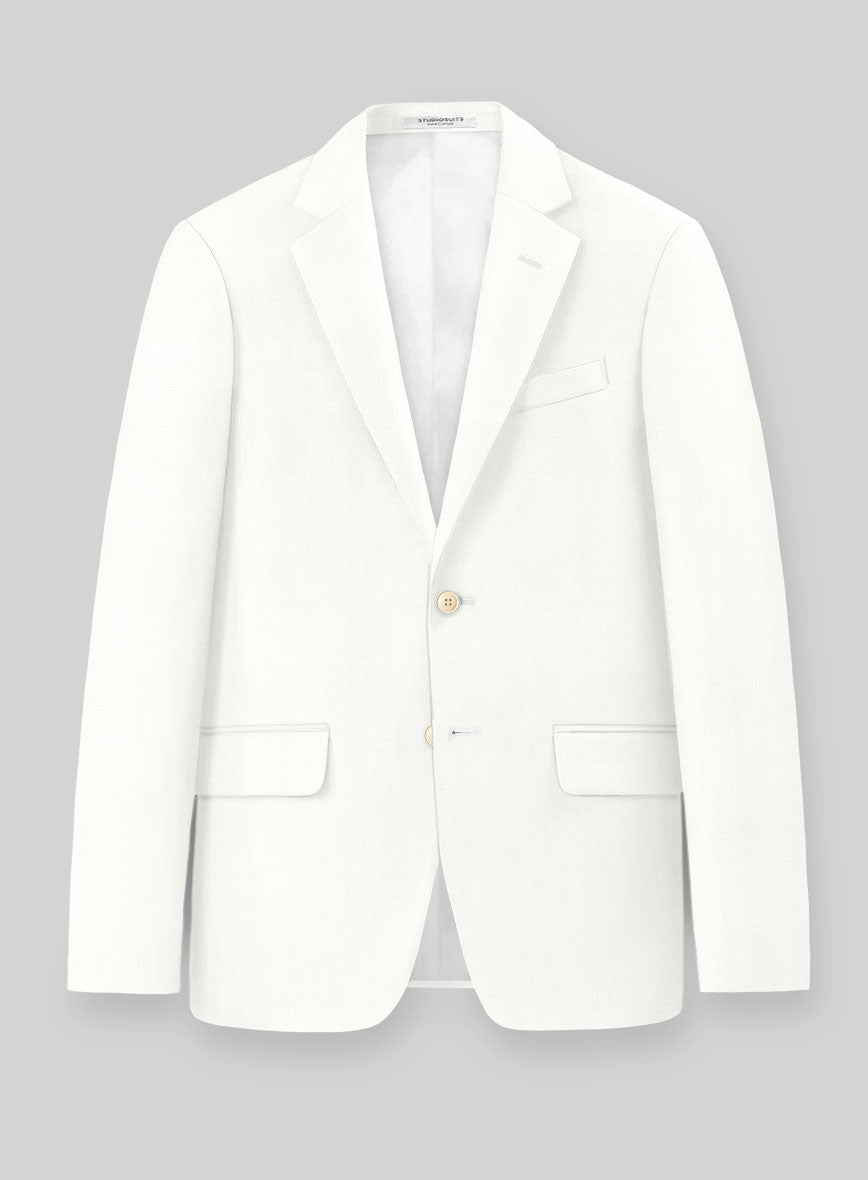 Ivory Wool Jacket - StudioSuits