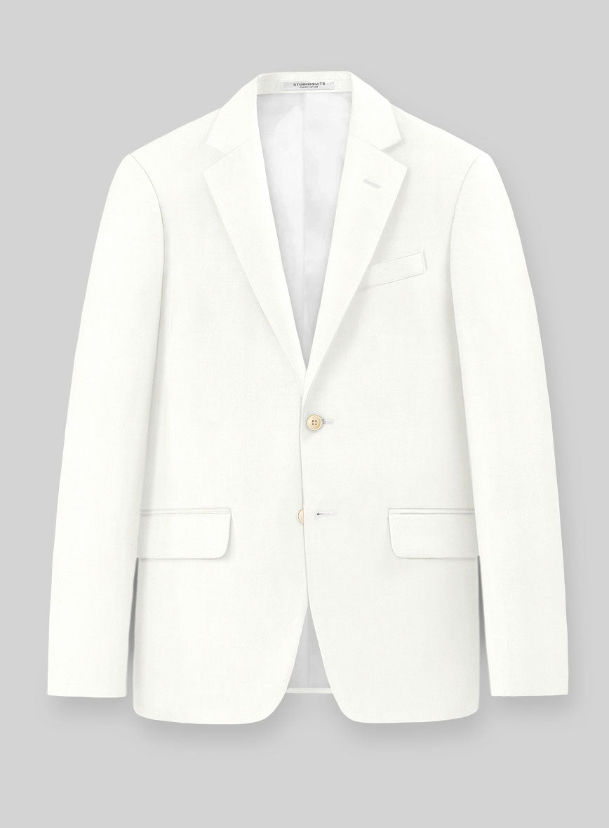 Ivory Wool Jacket - StudioSuits