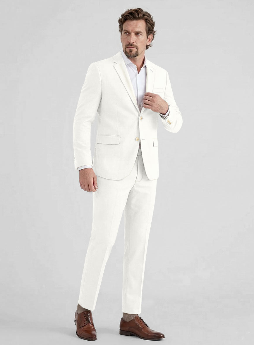 Ivory Wool Suit - StudioSuits