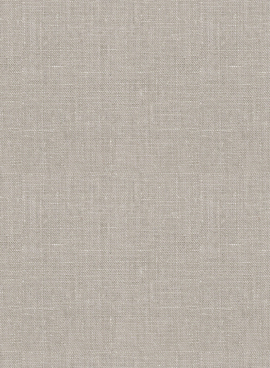 Ivy Beige Linen Cargo Pants - StudioSuits