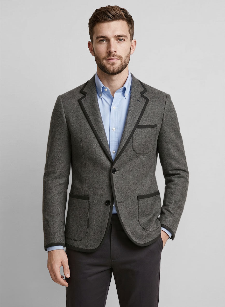 Jacket With Black Trim - StudioSuits