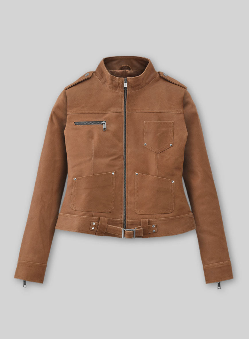 Women's Once Upon A Time Leather Jacket - StudioSuits