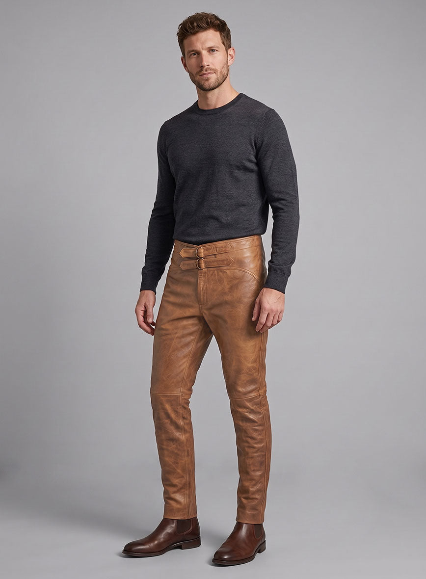 Jim Leather Pants - StudioSuits