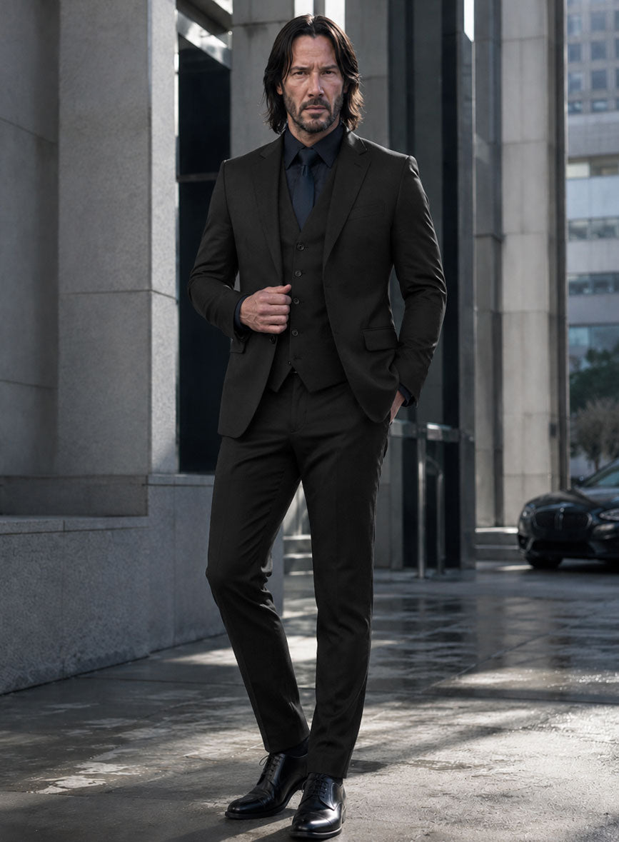 John Wick’s 3 Piece Wool Suit - StudioSuits