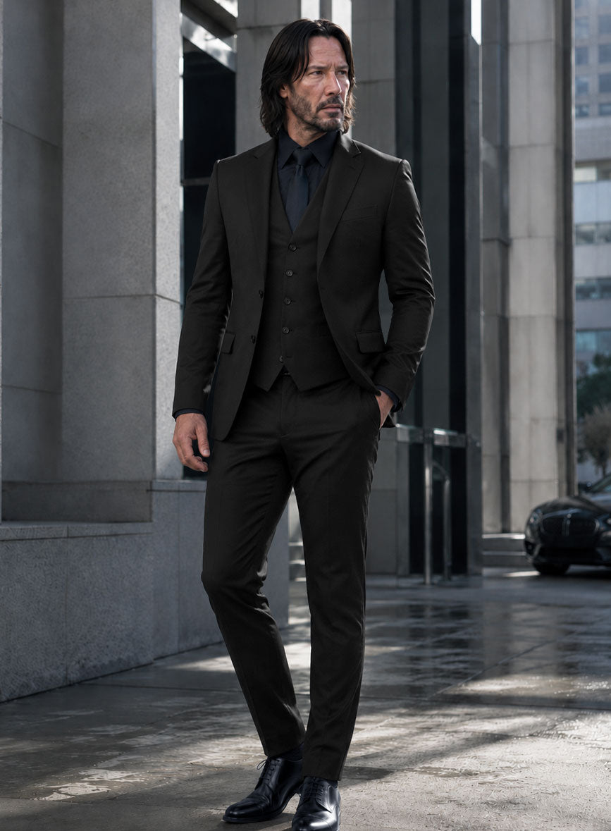 John Wick’s 3 Piece Wool Suit - StudioSuits