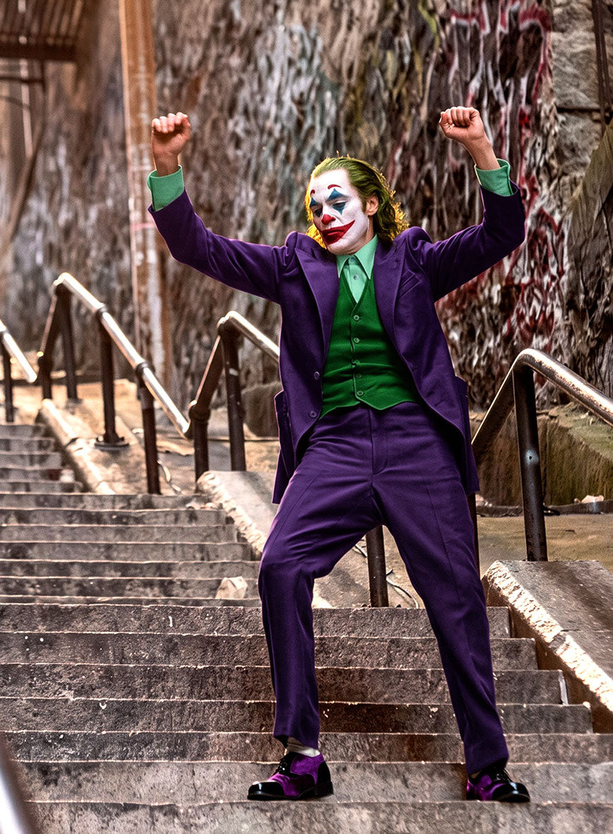 Joker 2019 Joaquin Phoenix Purple Suit - StudioSuits
