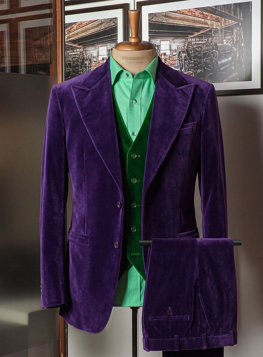 Joker 2019 Joaquin Phoenix Purple Suit - StudioSuits