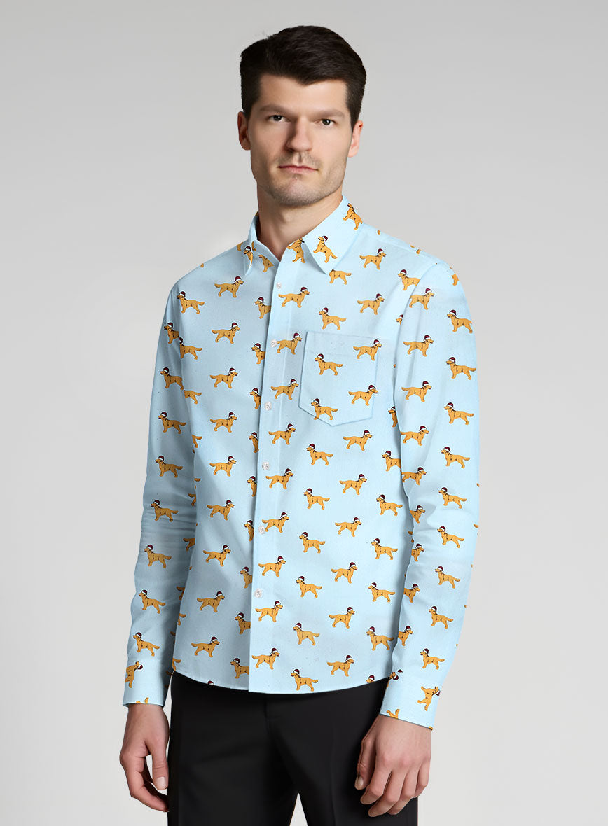 Jolly Retriever Cotton Shirt - StudioSuits