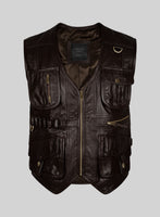 Jurassic World Leather Vest - StudioSuits