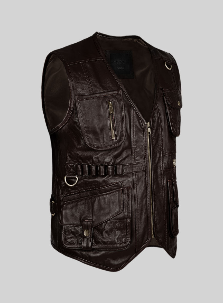 Jurassic World Leather Vest - StudioSuits