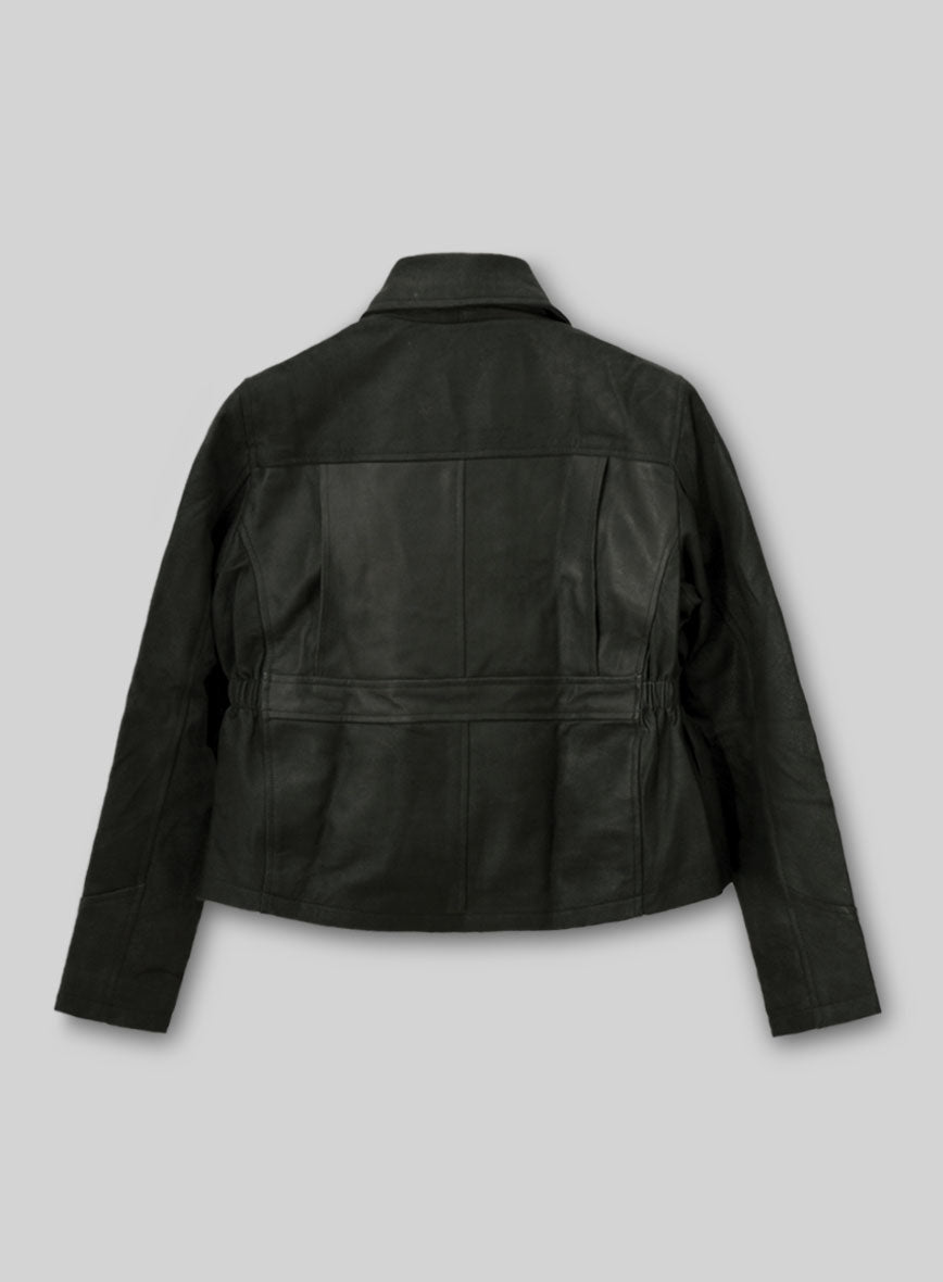 Women's Hunger Games Leather Jacket - StudioSuits