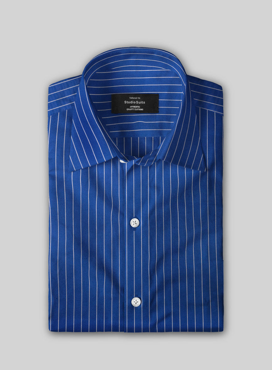 Kensington Line Cotton Shirt - StudioSuits