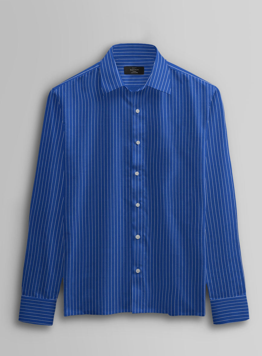 Kensington Line Cotton Shirt - StudioSuits