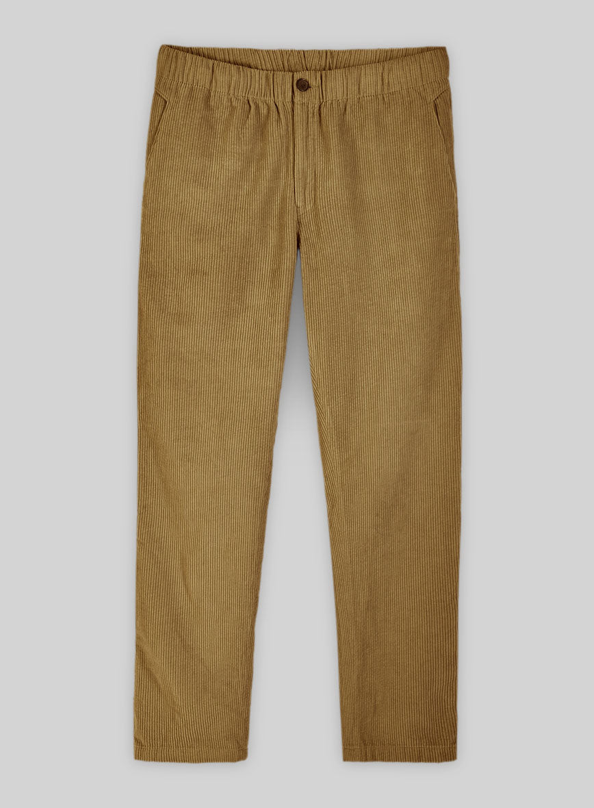 Easy Pants Khaki Corduroy - StudioSuits