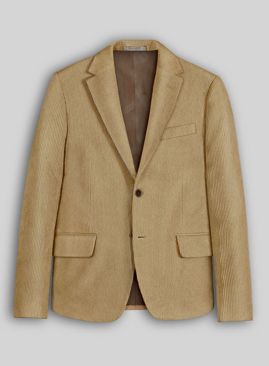 Khaki Corduroy Jacket - StudioSuits
