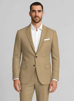 Khaki Flannel Wool Jacket - StudioSuits