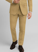 Khaki Stretch Chino Pants - StudioSuits