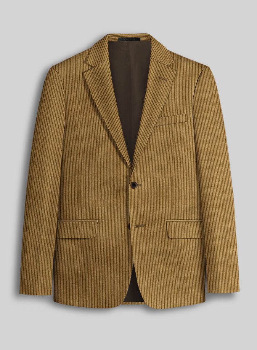 Khaki Corduroy Jacket - StudioSuits