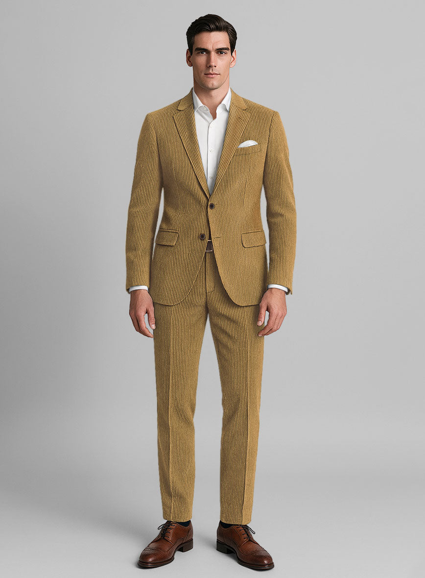 Khaki Corduroy Suit - StudioSuits