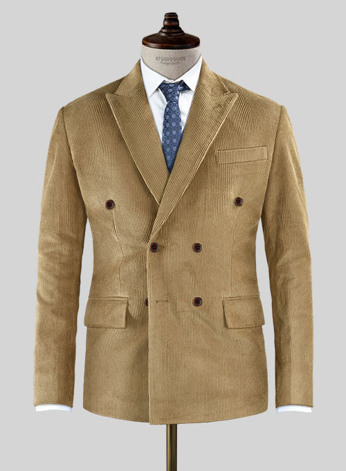 Khaki Corduroy Suit - StudioSuits