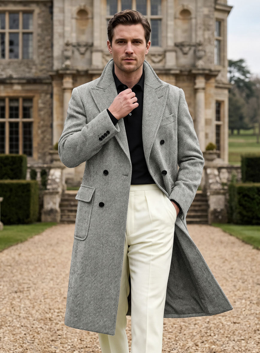 Kingsley Manor Overcoat - StudioSuits