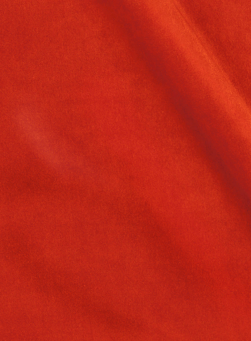 Kingsman Orange Velvet Pants - StudioSuits