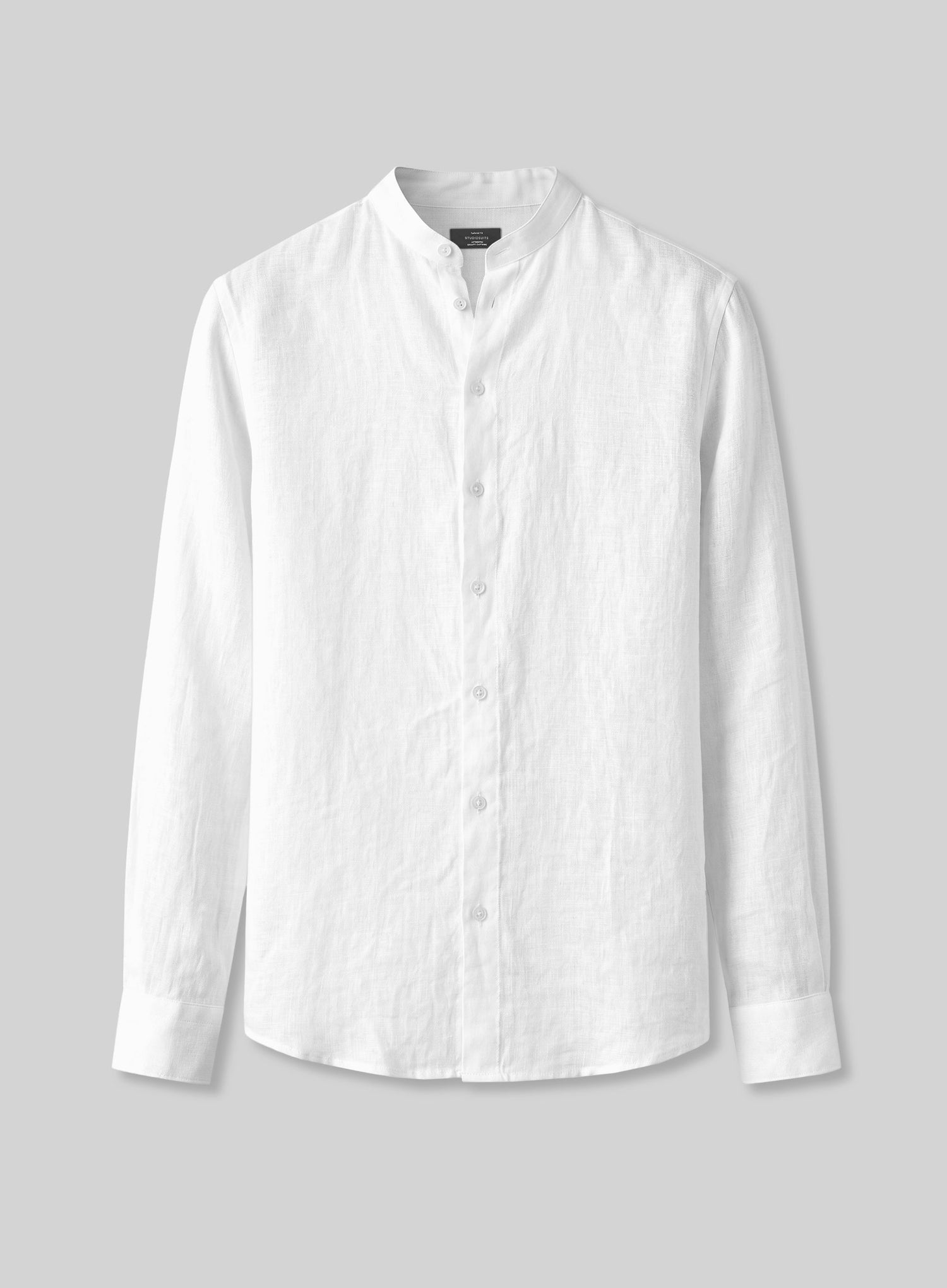 Korean White Linen Shirt - StudioSuits
