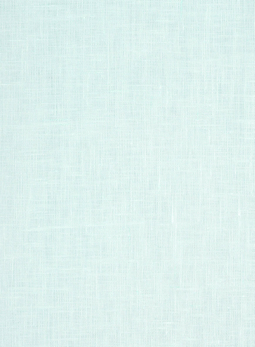 Lagoon Mist Pure Linen Shirt - StudioSuits