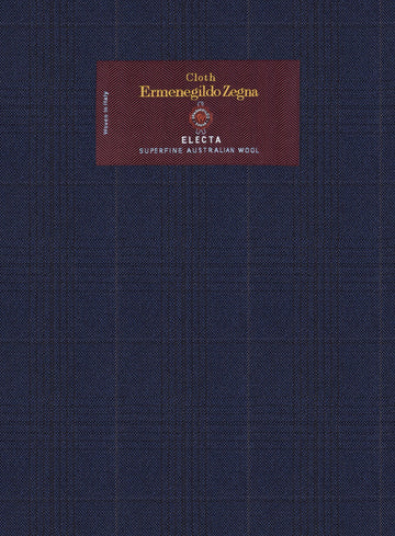 Lanificio Zegna Electa Casiri Blue Checks Wool Jacket - StudioSuits
