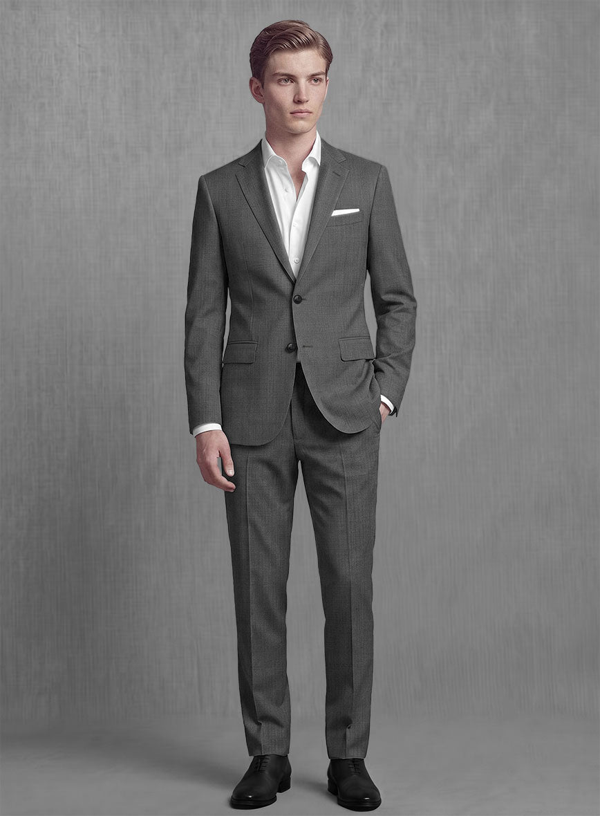 Lanificio Zegna Traveller Gray Wool Suit – StudioSuits