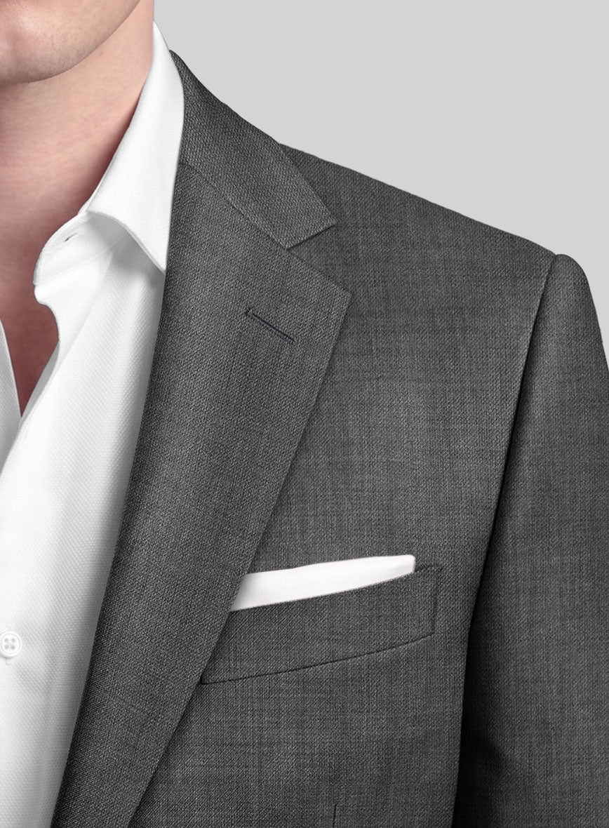 Lanificio Zegna Traveller Gray Wool Suit - StudioSuits