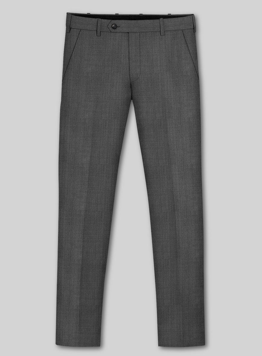 Lanificio Zegna Traveller Gray Wool Suit - StudioSuits