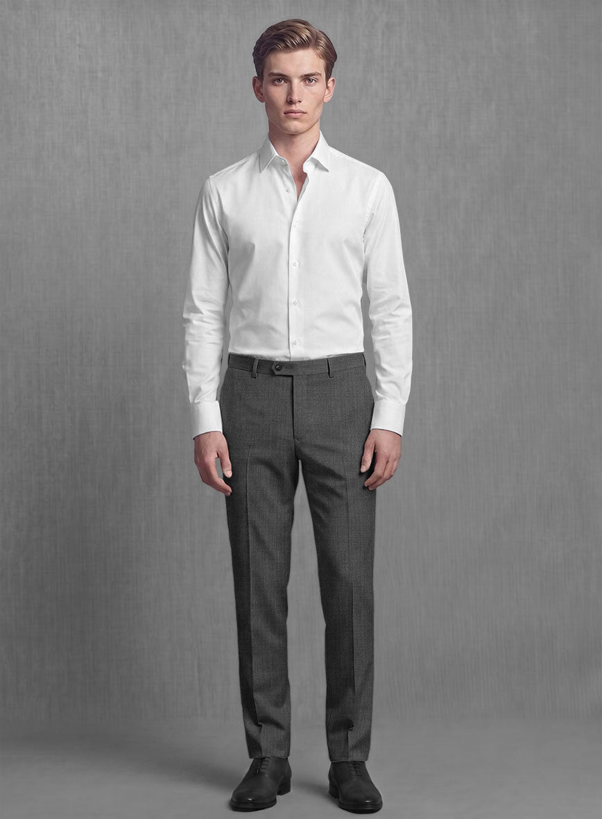 Lanificio Zegna Traveller Gray Wool Suit - StudioSuits