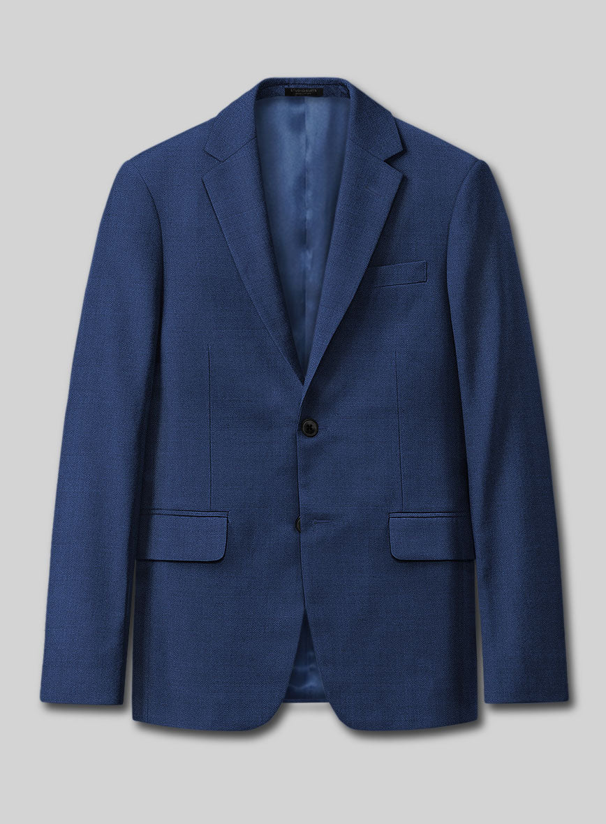 Lanificio Zegna Trofeo Cobalt Blue Wool Suit - StudioSuits