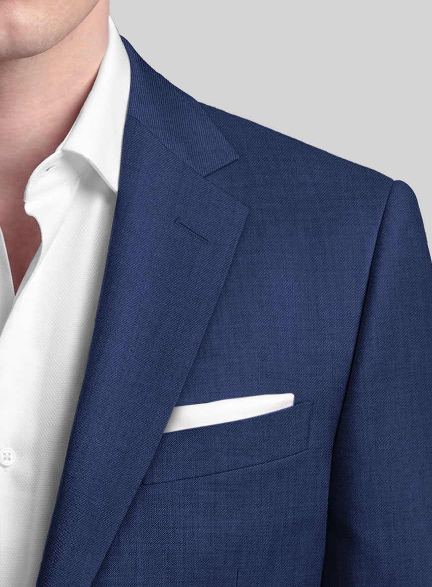 Lanificio Zegna Trofeo Cobalt Blue Wool Suit - StudioSuits