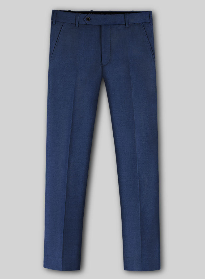 Lanificio Zegna Trofeo Cobalt Blue Wool Suit - StudioSuits