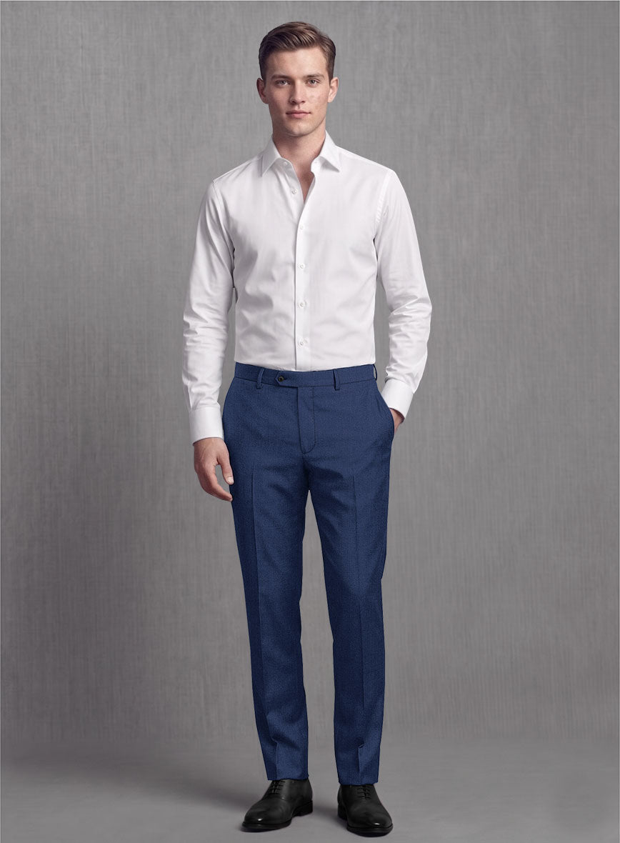 Lanificio Zegna Trofeo Cobalt Blue Wool Suit - StudioSuits