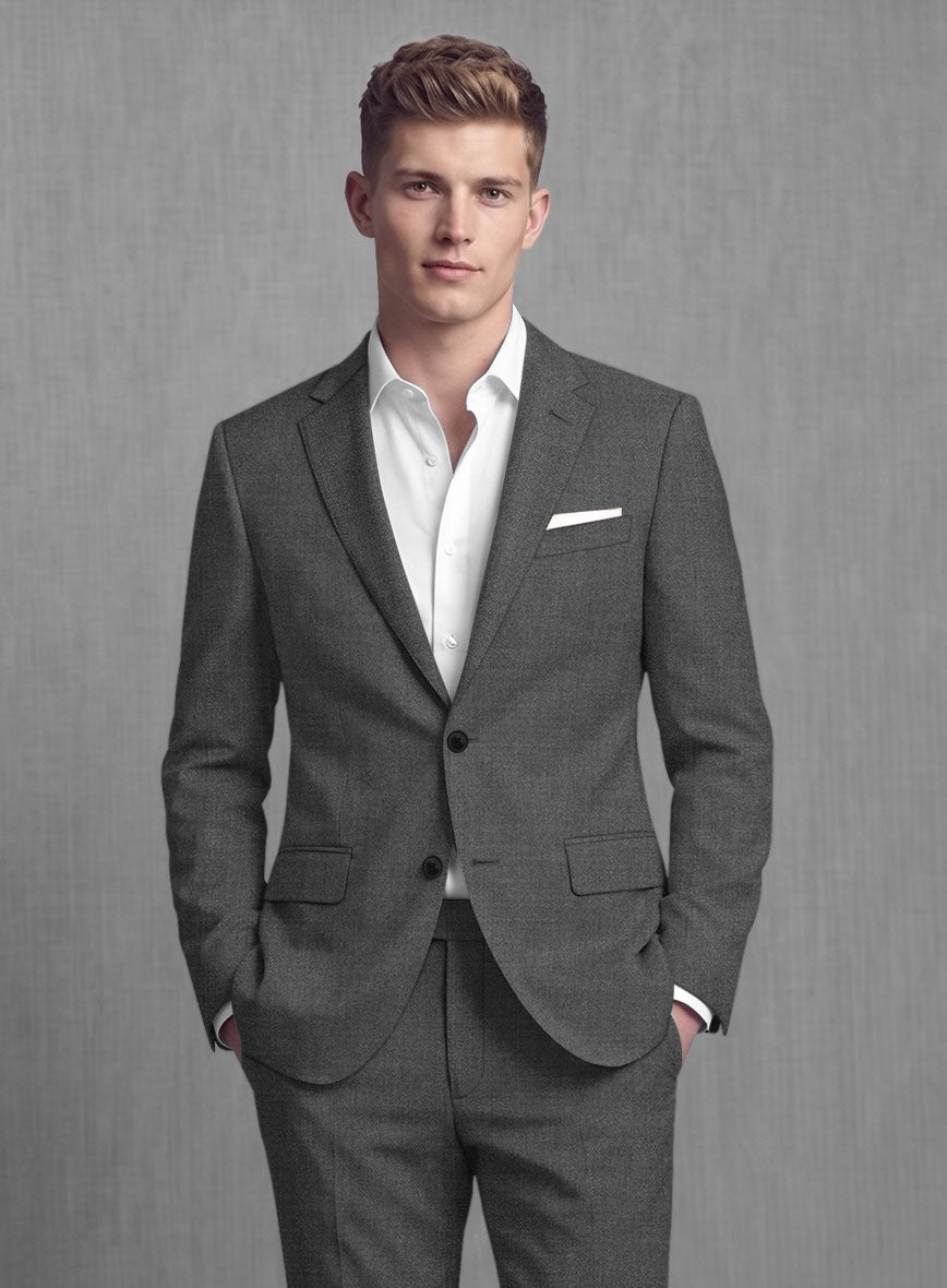 Lanificio Zegna Trofeo Dune Gray Wool Suit - StudioSuits