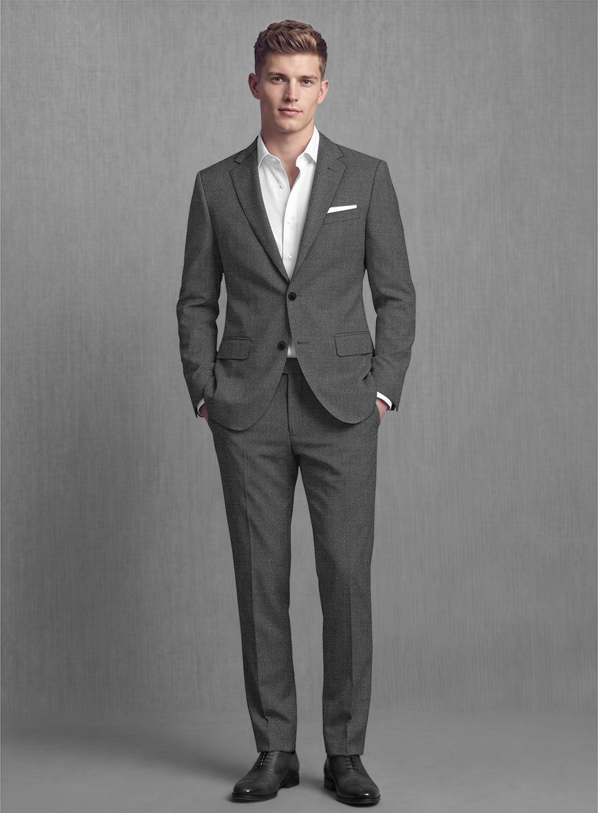 Lanificio Zegna Trofeo Dune Gray Wool Suit - StudioSuits