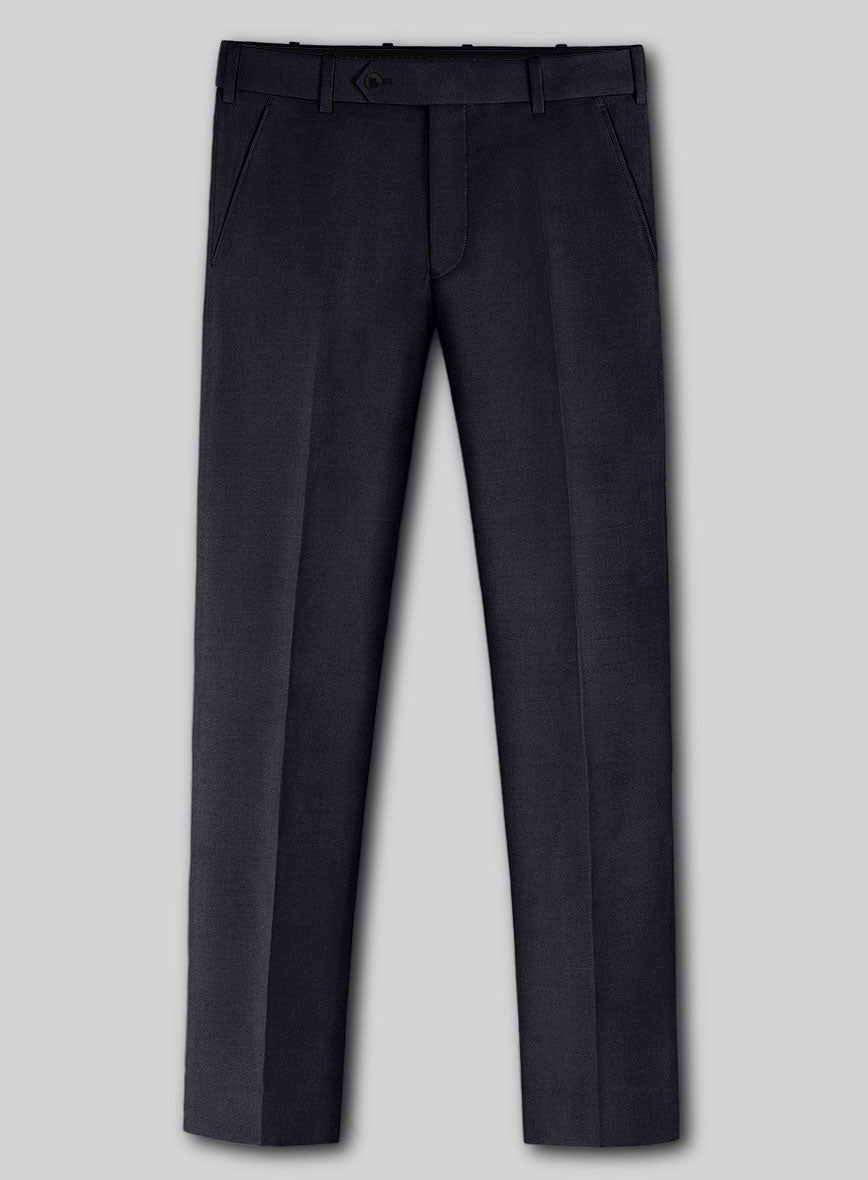 Lanificio Zegna Trofeo Ebony Blue Wool Suit - StudioSuits
