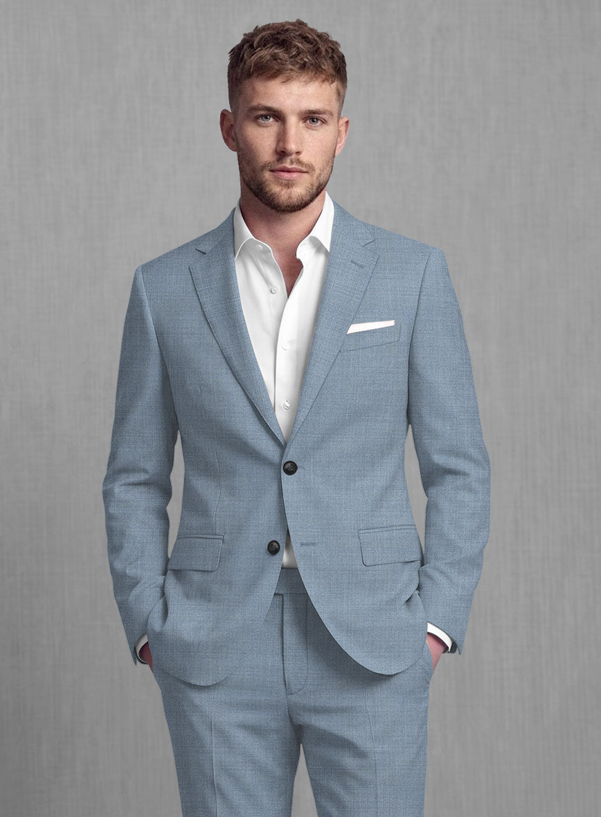 Lanificio Zegna Trofeo Jordy Blue Wool Jacket - StudioSuits