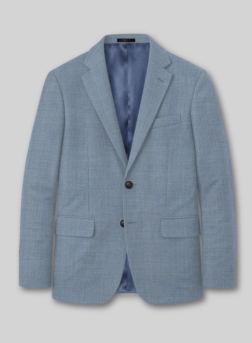 Lanificio Zegna Trofeo Jordy Blue Wool Suit - StudioSuits