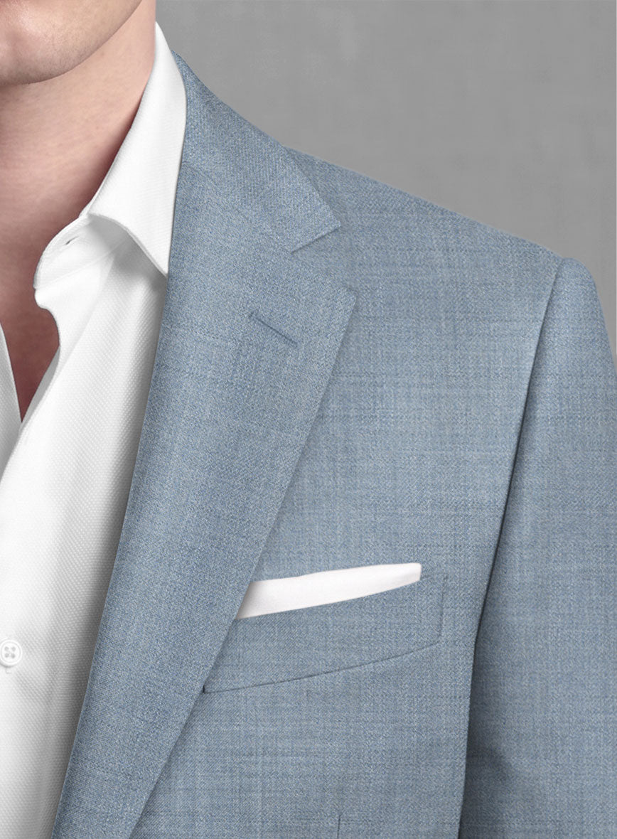 Lanificio Zegna Trofeo Jordy Blue Wool Suit - StudioSuits