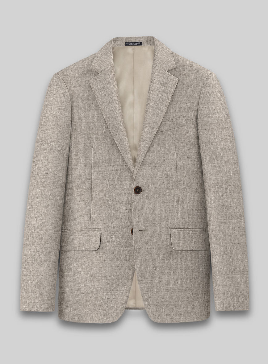 Lanificio Zegna Trofeo Light Brown Wool Suit - StudioSuits